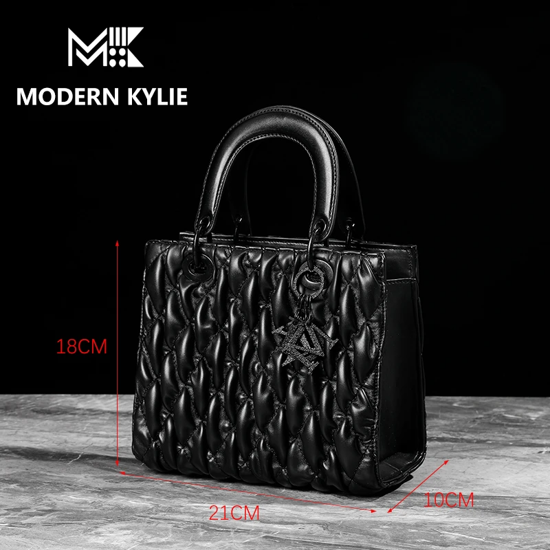 T戴妃高档时尚休闲商务黑色手提肩包H144