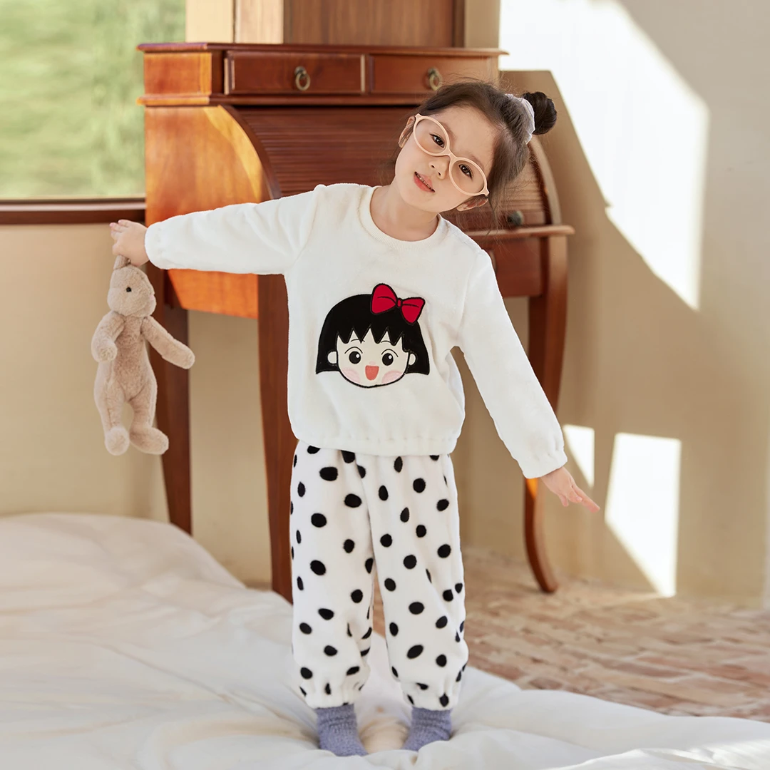 小O宝Okids童装 宝宝保暖柔软居家服2024冬季新款上衣 OLJ94170