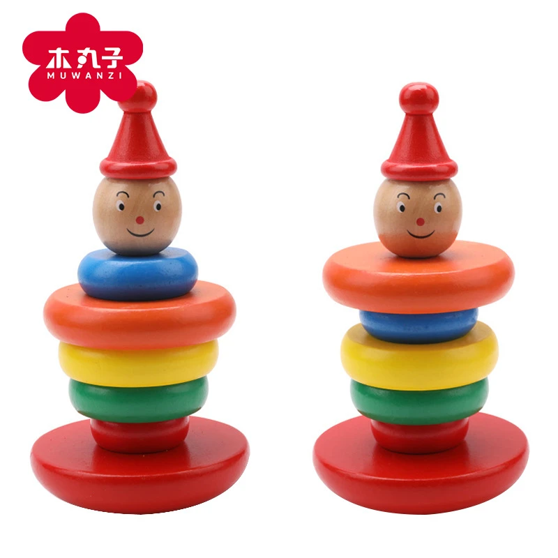 儿童早教叠叠乐1-3-6周岁颜色认知积木宝宝智力开发小朋友玩具