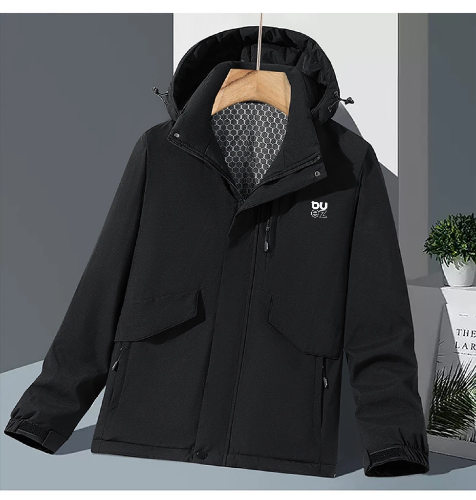 2024冬新款一体石墨烯冲锋衣登山服棉服 1799