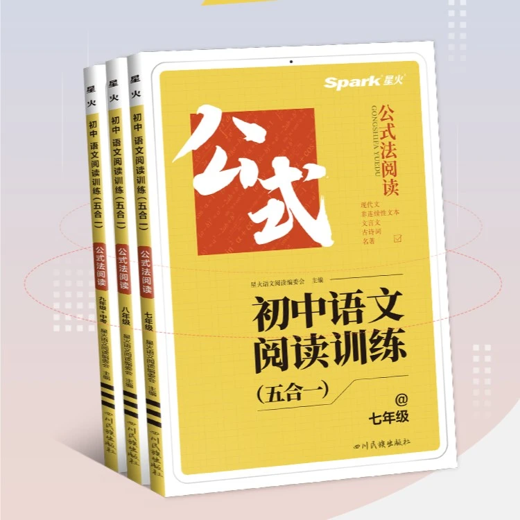 新版星火 初中语文阅读训练 五合一公式法 789年级