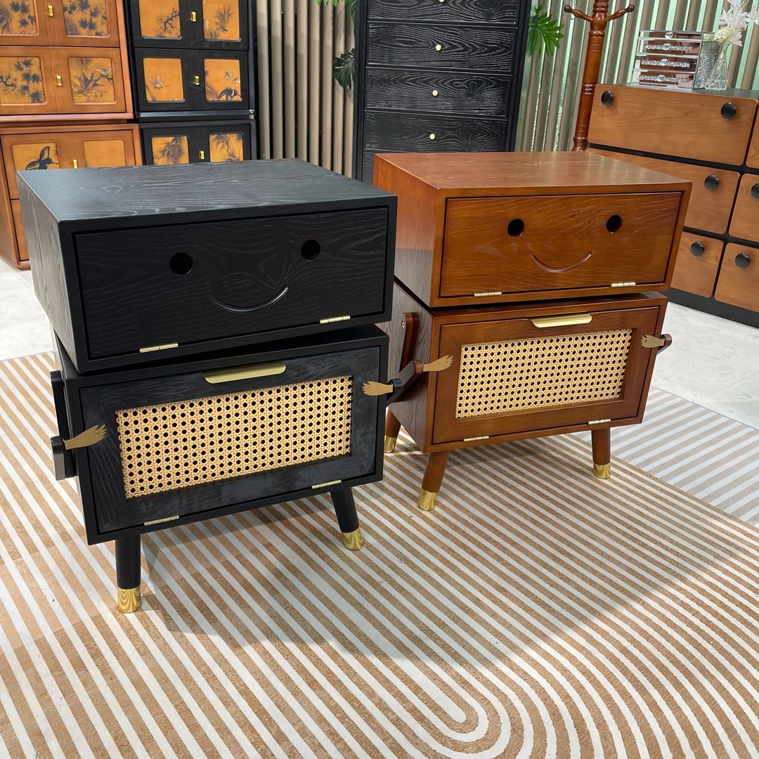 机器人床头柜北欧客厅收纳柜沙发边几创意储物