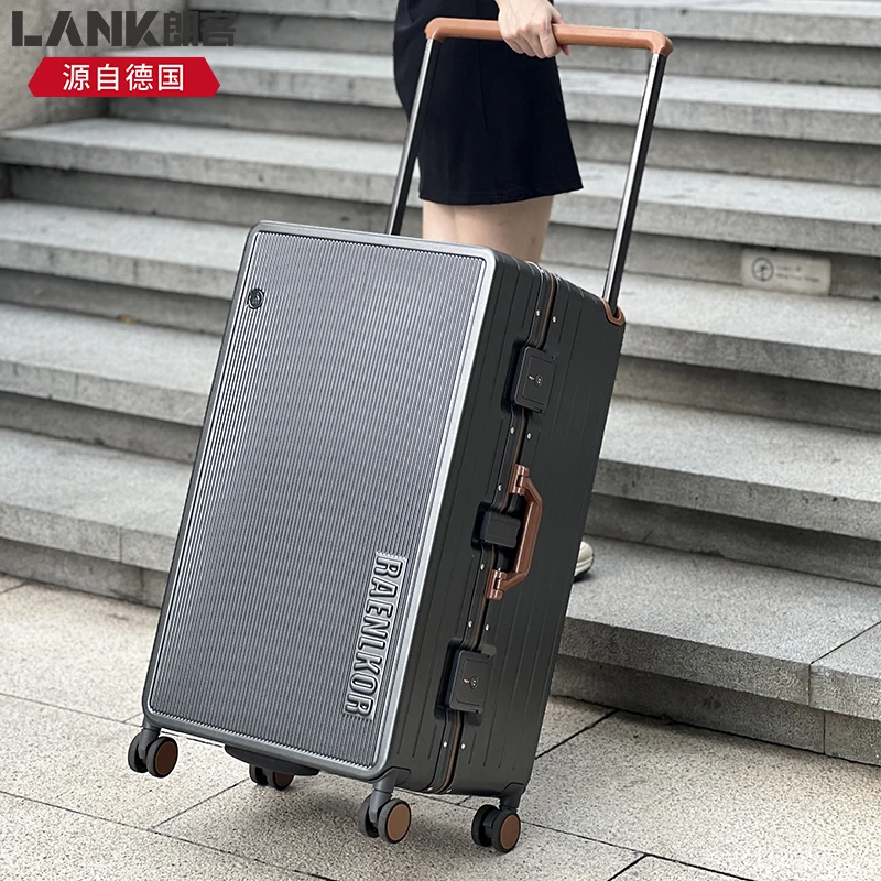 德国朗客宽拉杆32寸出国托运箱大容量加大加厚男女28寸旅行行李箱