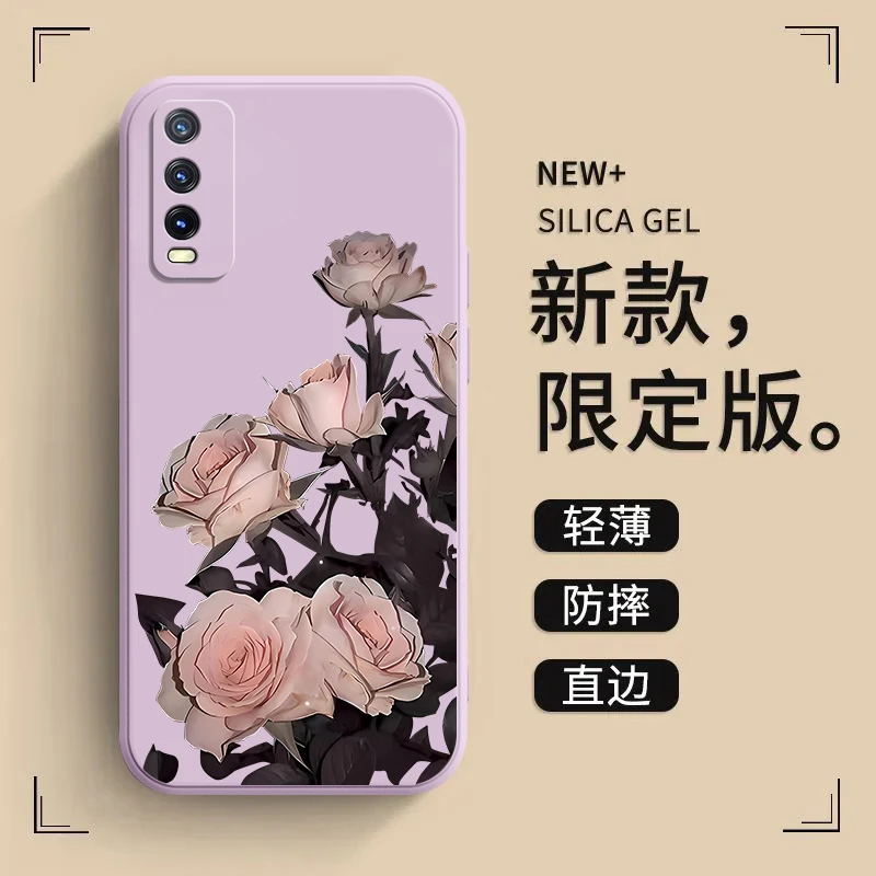 适用vivoy30手机壳y30软外壳viov液态硅胶V2034A 保护套超薄全包
