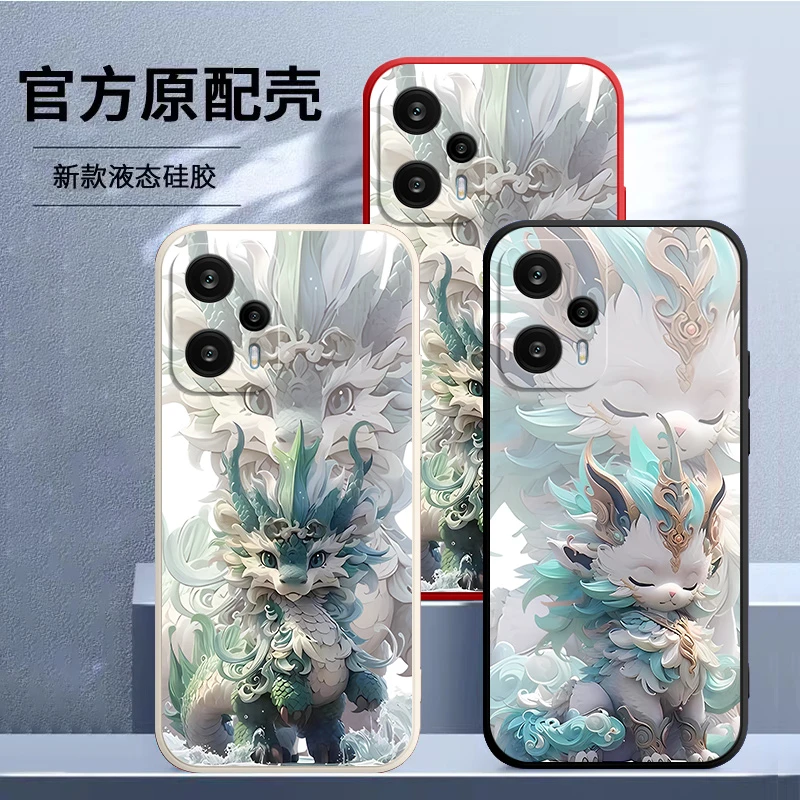 适用红米note12turbo手机壳23049RAD8C保护套软外壳液态硅胶全包