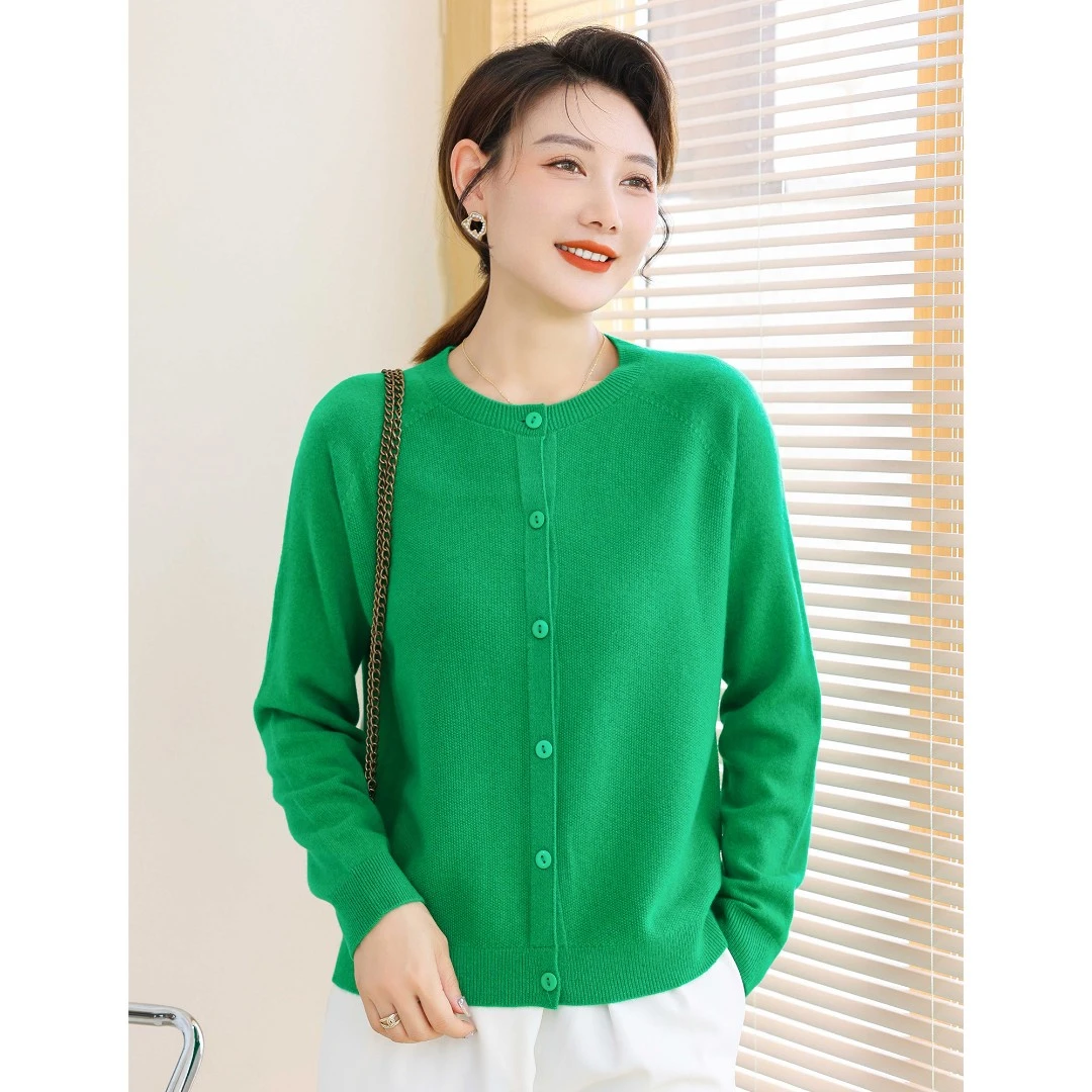 【香嘉怡新品】XJY9810女士上衣羊毛衫时尚潮流款多色百搭开衫