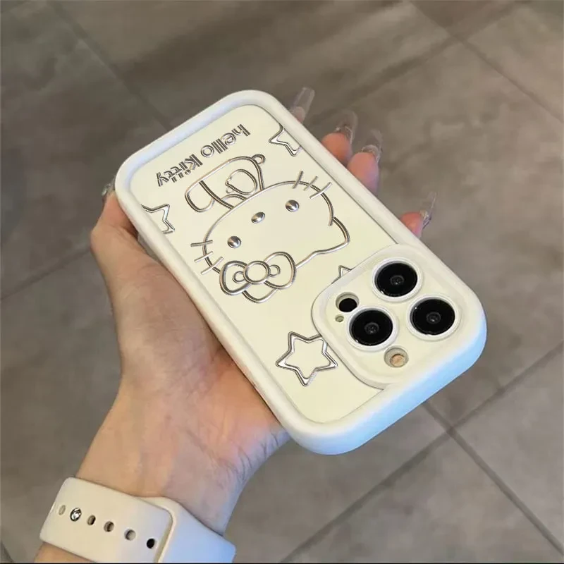 网红kt猫适用苹果13手机壳14iphone15pro/12女11华为vivo小米oppo