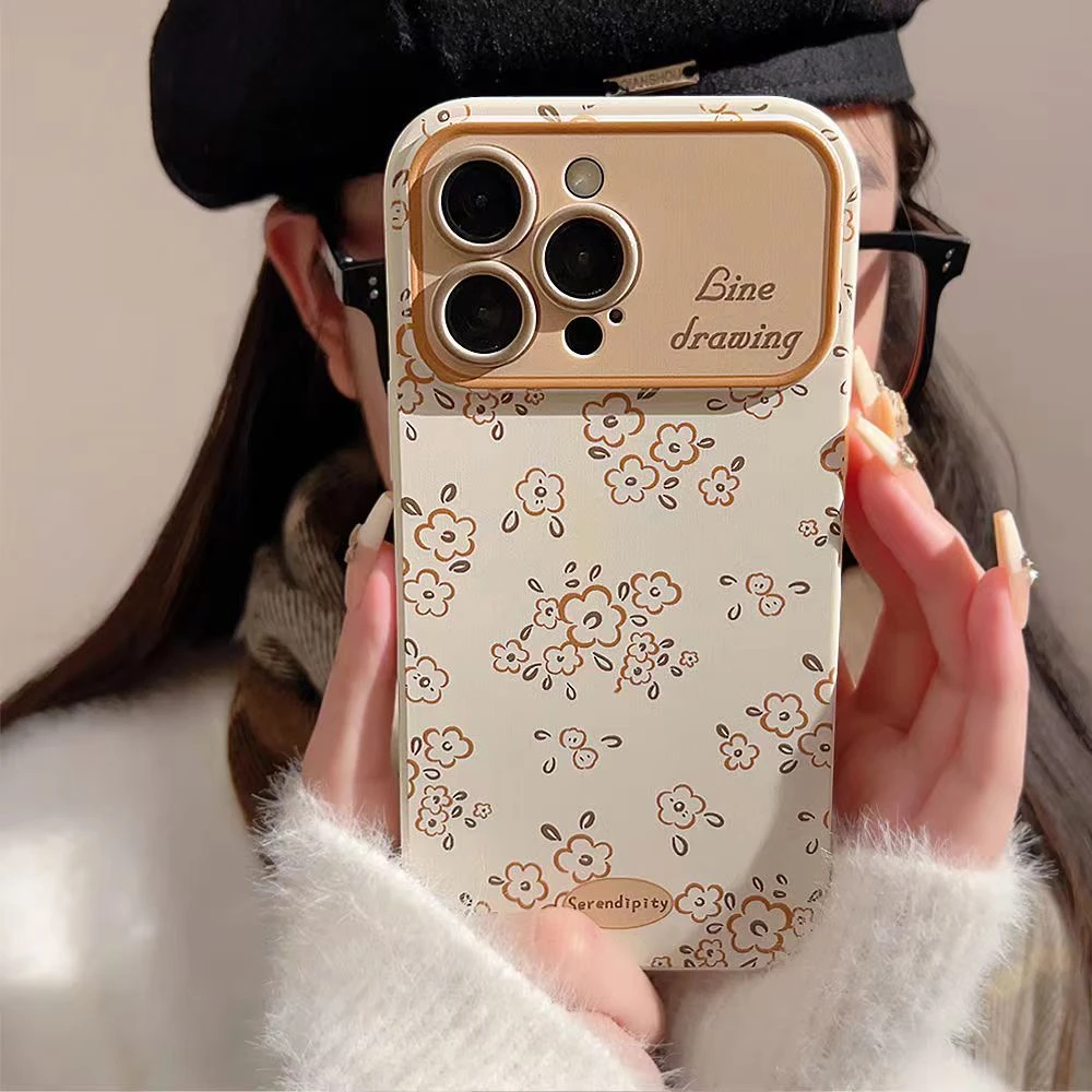 满屏碎花适用苹果13手机壳14iphone15pro/12女11华为vivo小米oppo