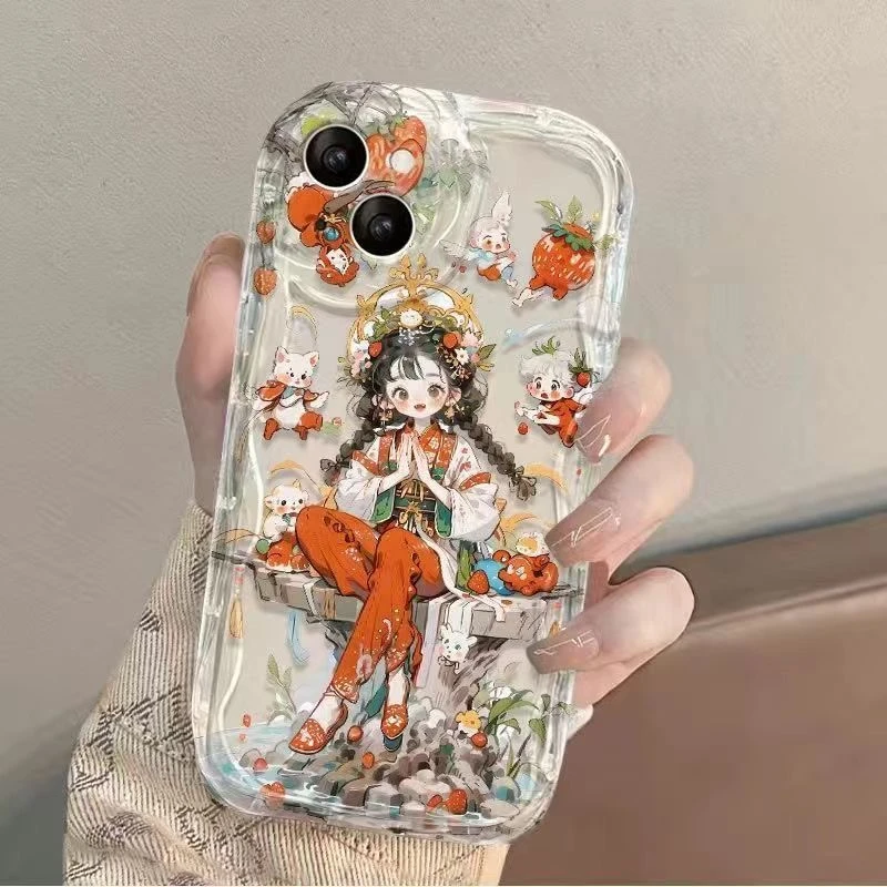 求财女孩适用苹果13手机壳14iphone15pro/12女11华为vivo小米oppo