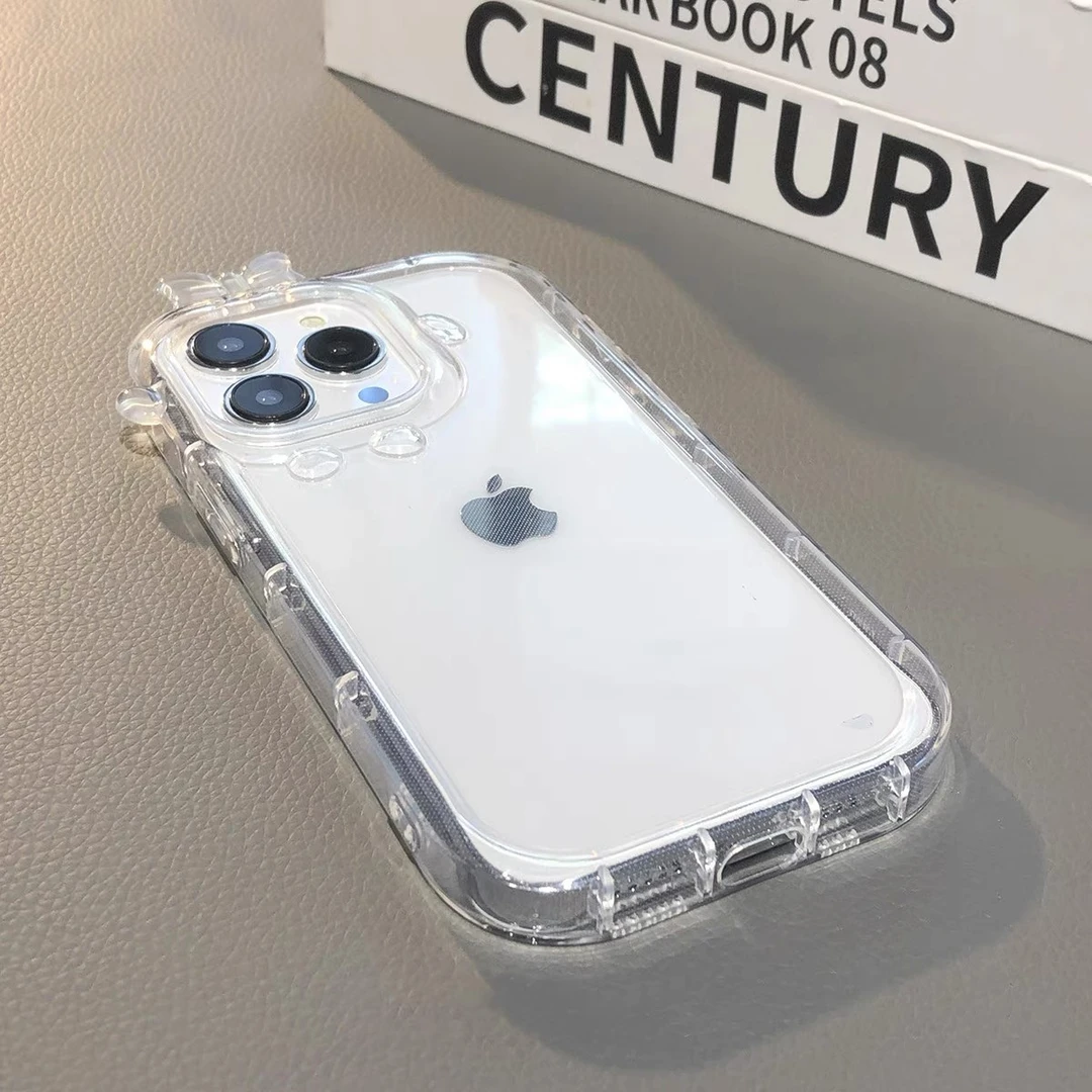 透明软壳适用苹果13手机壳14iphone15pro/12女11华为vivo小米oppo