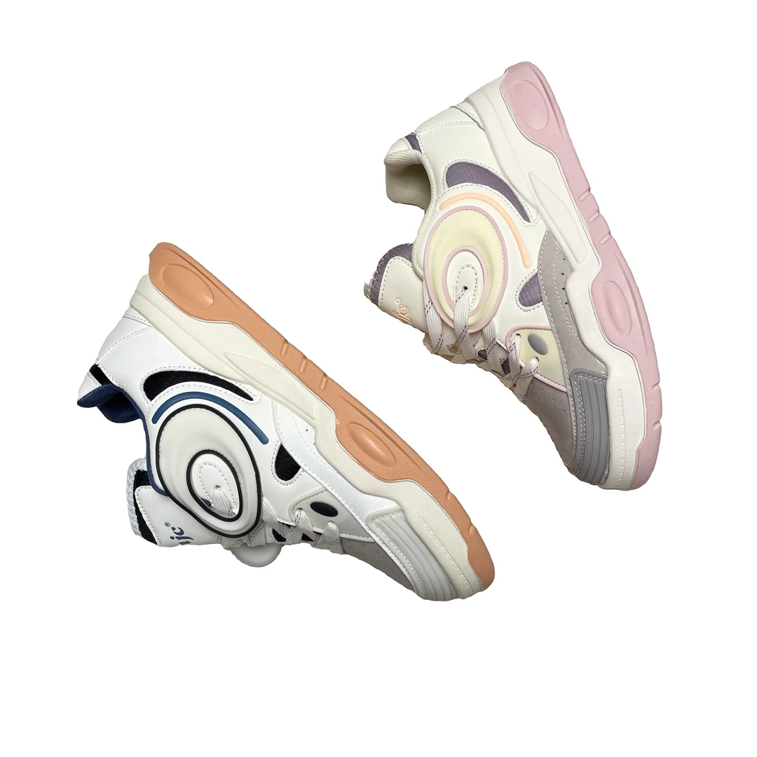 【大鱼】男女同款休闲板鞋撞色时尚低帮平底鞋