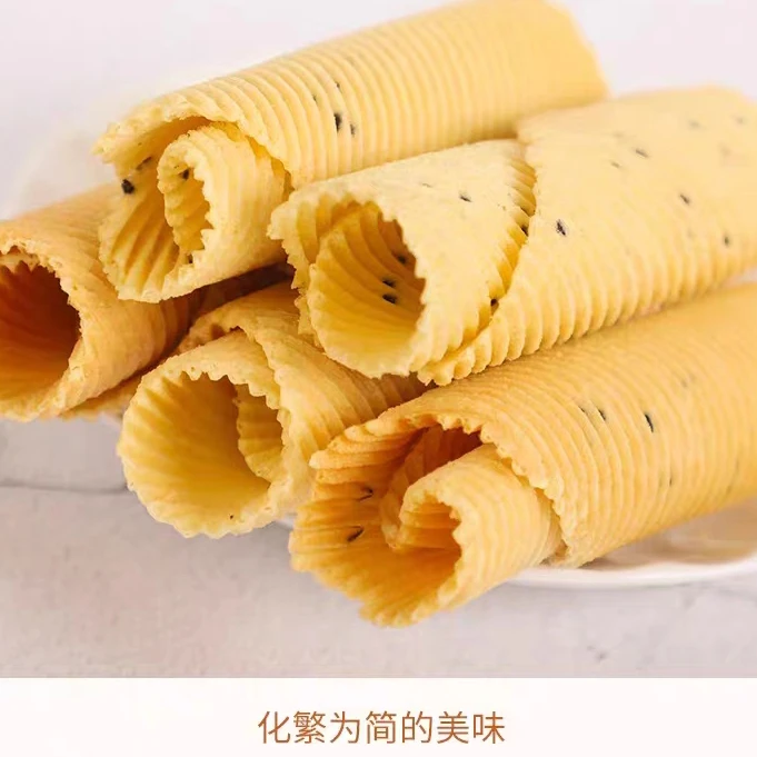 无添加鸡蛋卷酥配料干净入口即碎香酥传统小吃口感酥脆好吃