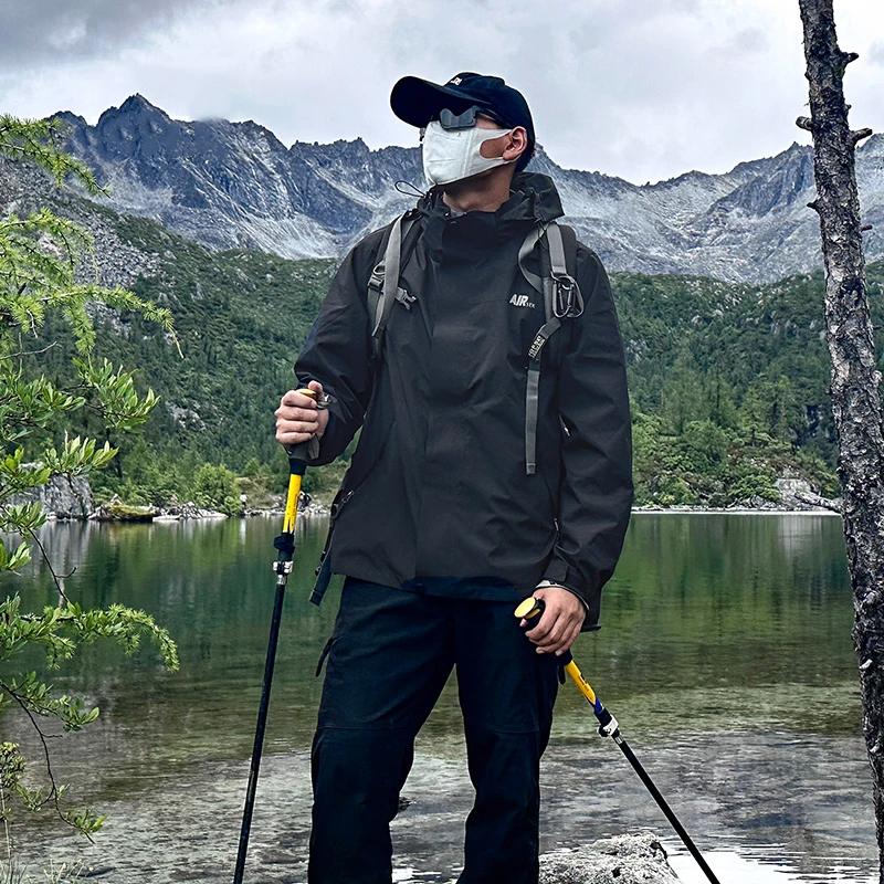 AIR TEX/亚特男女冲锋衣三合一加绒可拆卸防水防风保暖户外登山服
