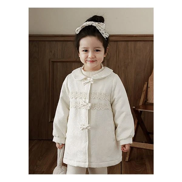 丘哆萌女童简约百搭棉衣2024冬季新款保暖棉时尚棉袄ZA0004