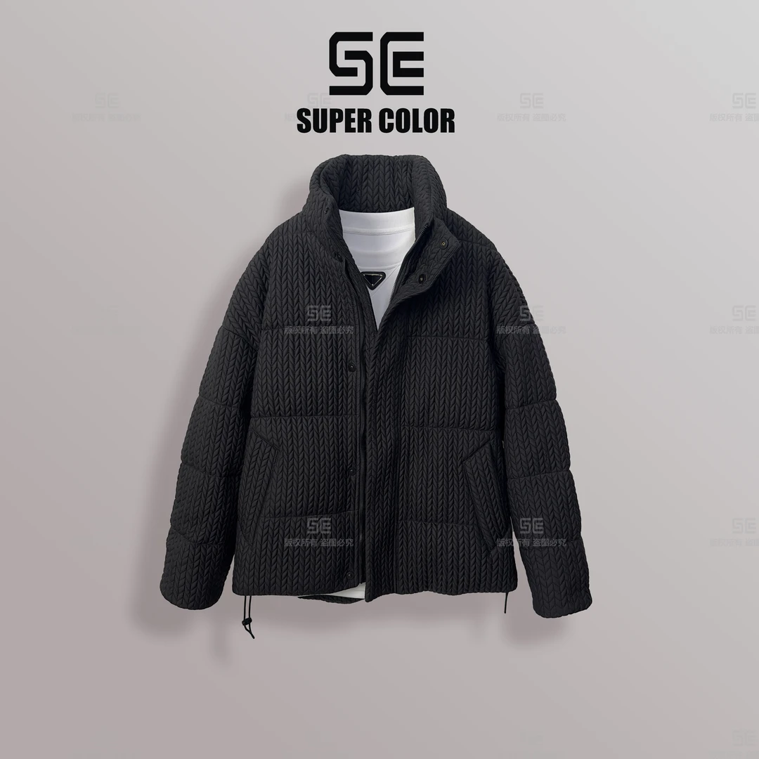 【麦穗羽绒服外套】23秋冬季潮流百搭男女同款羽绒服   F