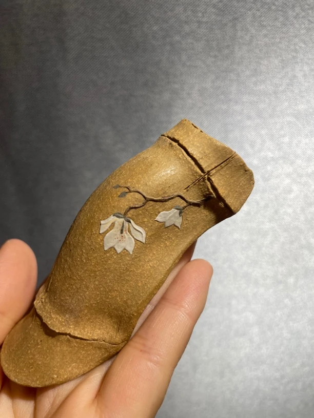 茶则  | 全手工 | 黄金段泥绘