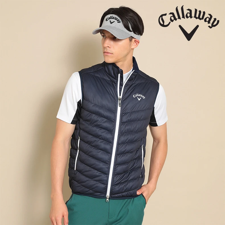 【断码清仓】Callaway男士秋冬运动休闲马甲保暖背心C22216101