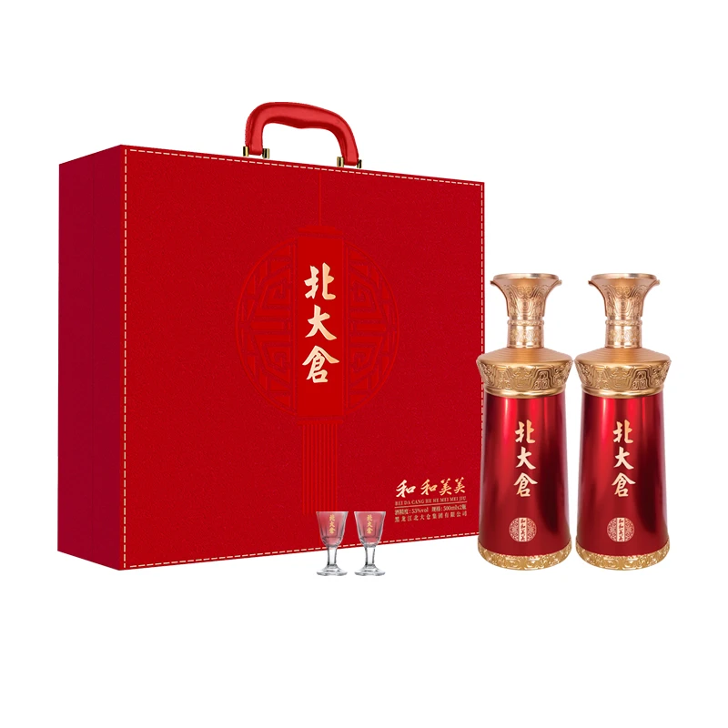 北大仓【B礼盒】和和美美礼盒款酱香型白酒 礼赠佳品53度500
