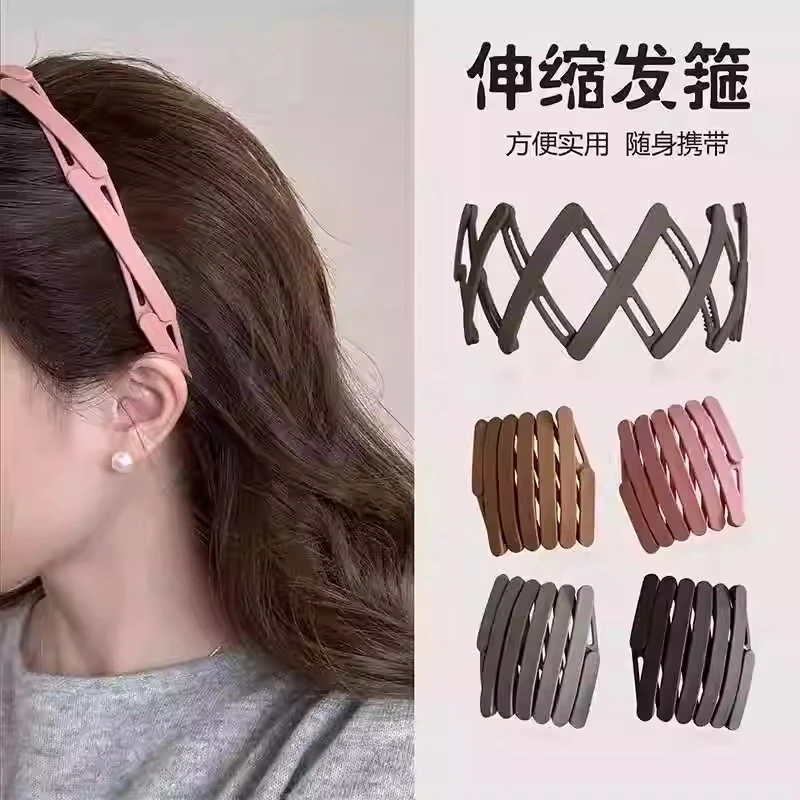 旅行折叠式发箍女2025新款洗脸专用带齿防滑碎发头箍压发卡不勒头