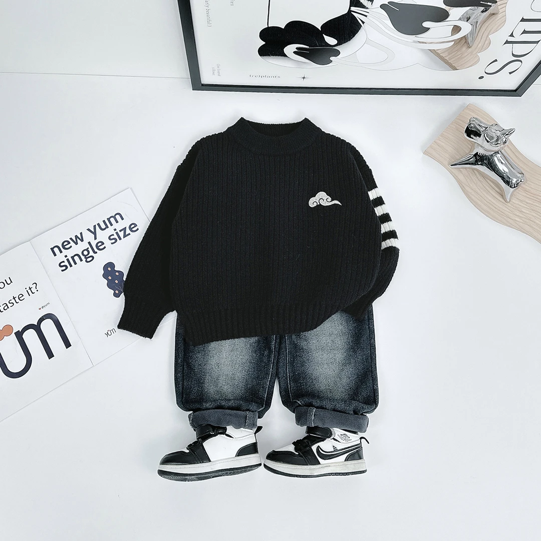 男童毛衣打底衫儿童衣服2023新款秋冬装 D-YMDX078 悠悠童话童装