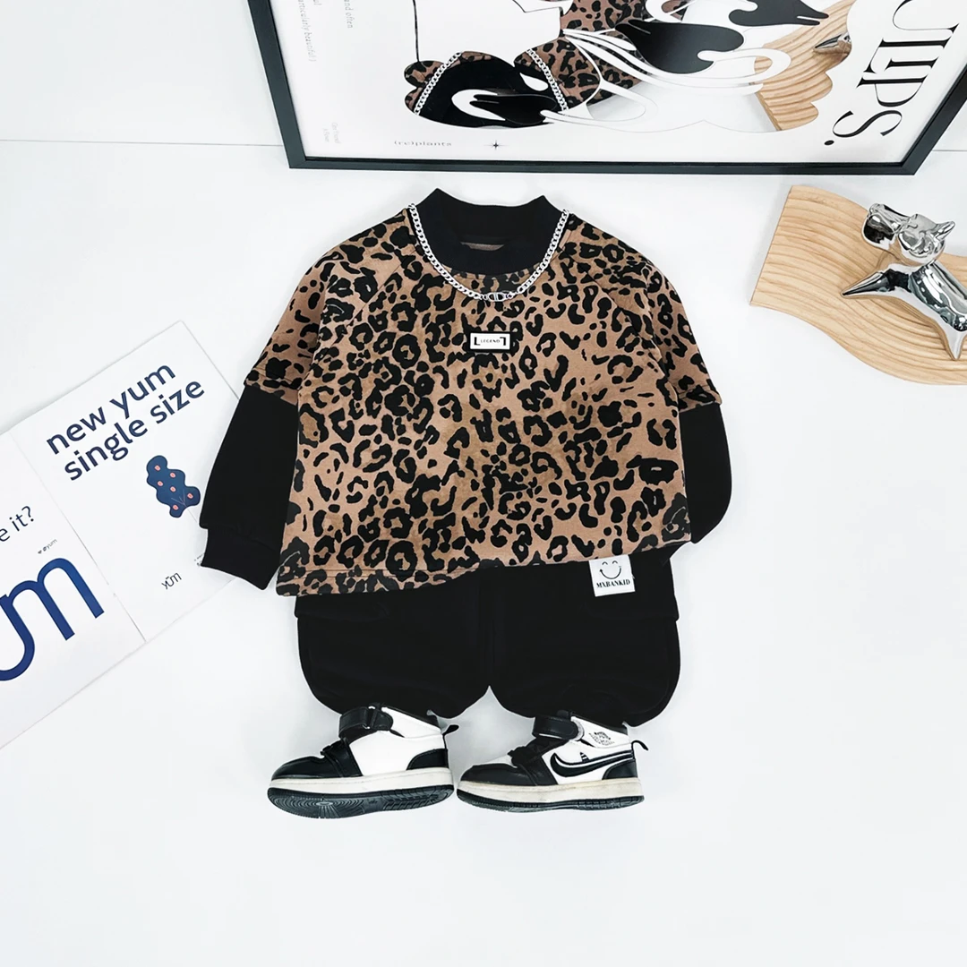 儿童卫衣加绒款长袖2025新款秋冬装男童 D-DTXT178 悠悠童话童装