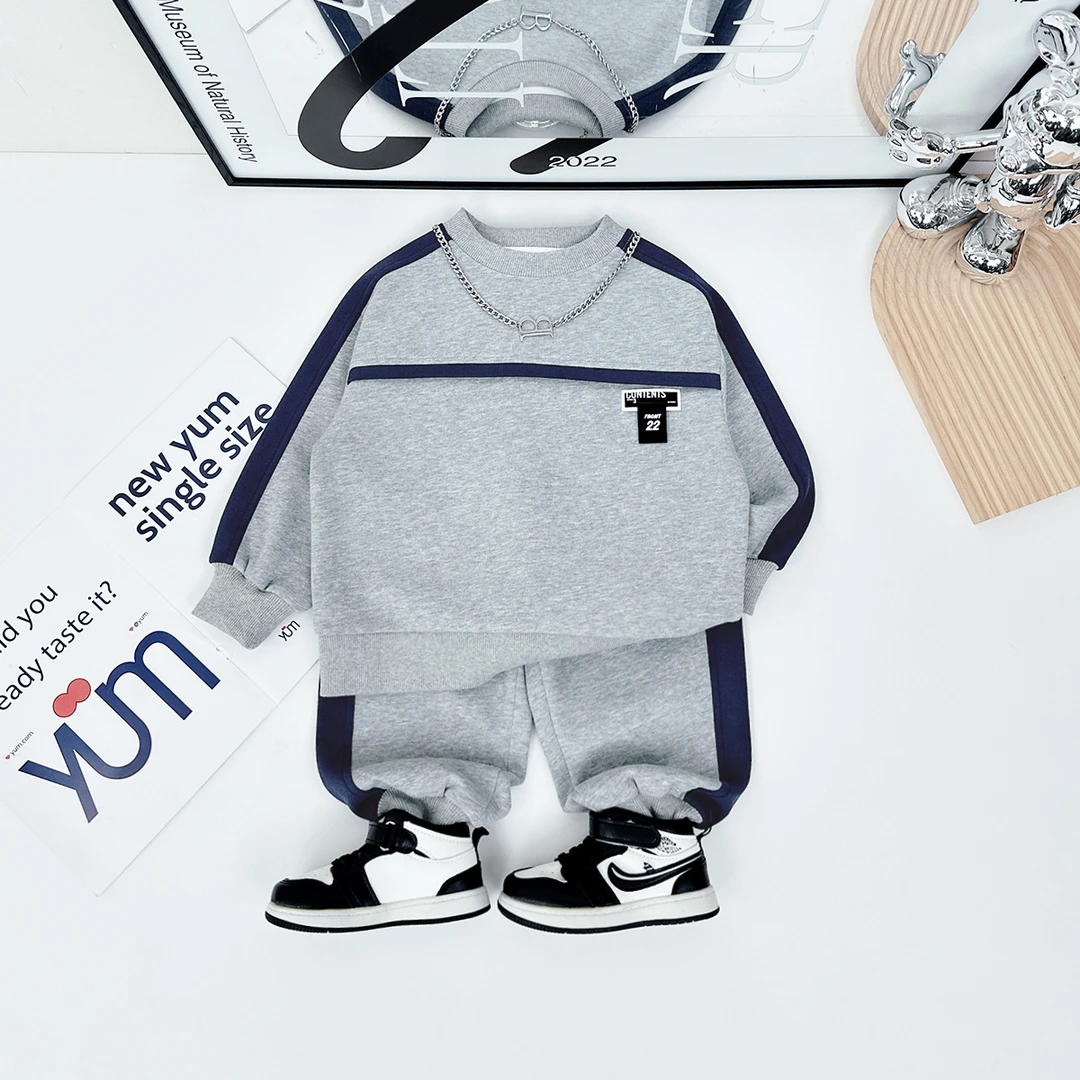 男童套装2024新款春装儿童春秋季两件套 D-WG26193 悠悠童话童装