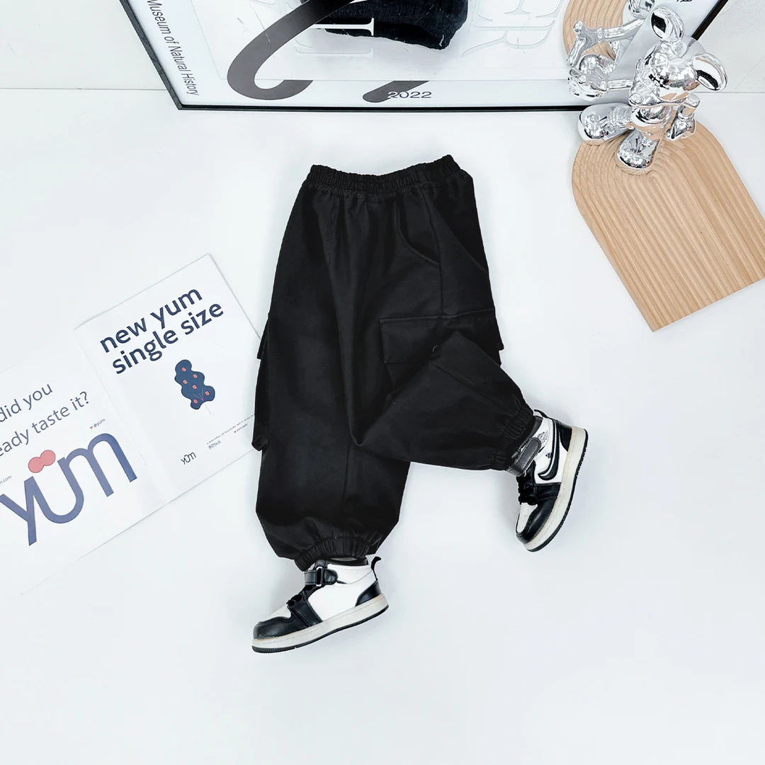 男童加绒裤子儿童休闲裤2025新款秋冬装 D-BD89808 悠悠童话童装