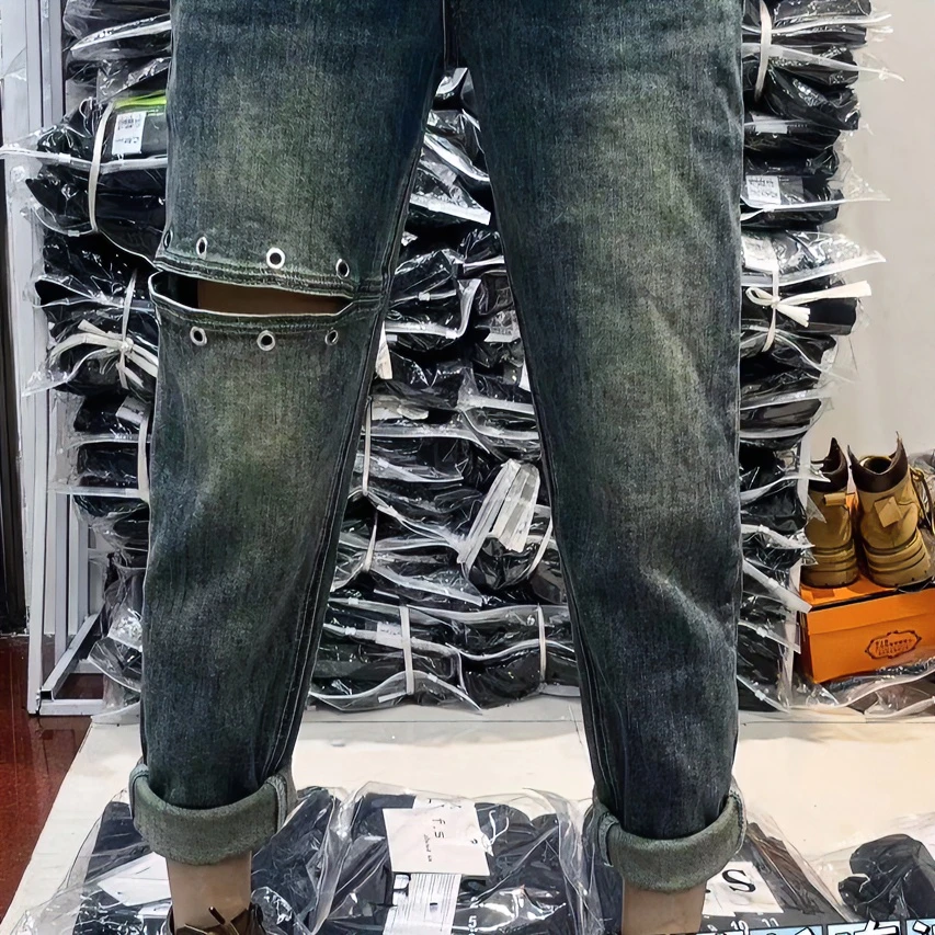 2700时尚百搭破洞垮裤（捡漏)4444