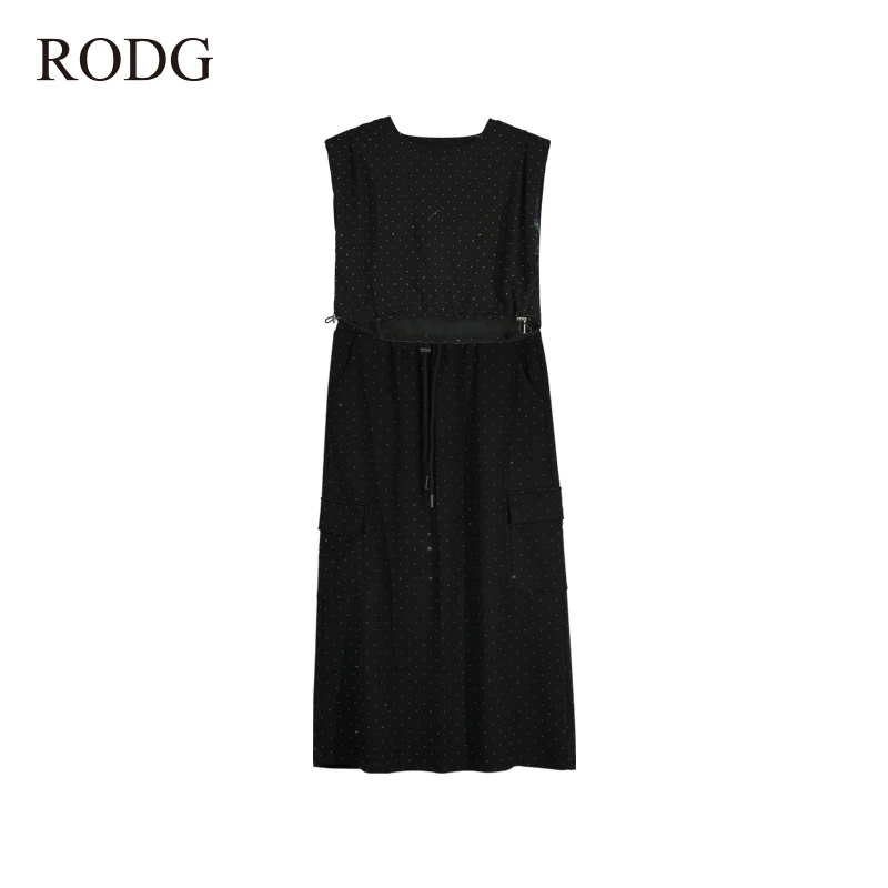 RODGR42TQ0900A  夏季新款简约纯色波点时尚套裙  0900