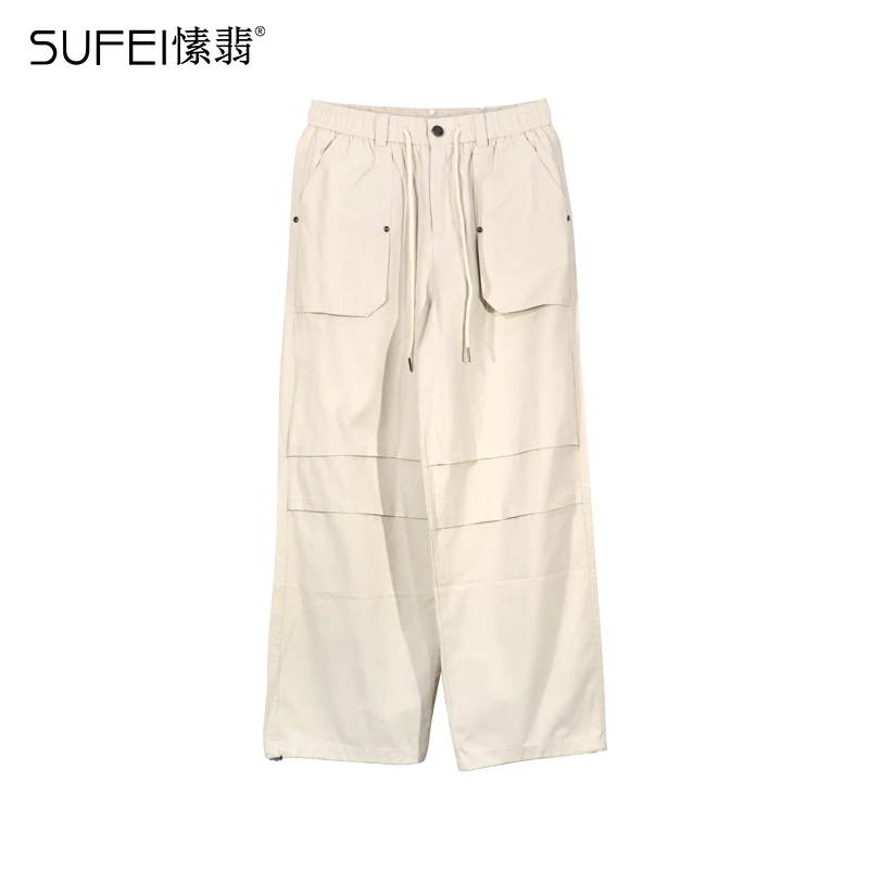 SUFEI/愫翡S43XX1065A  秋季新款简约纯色时尚休闲裤  1065