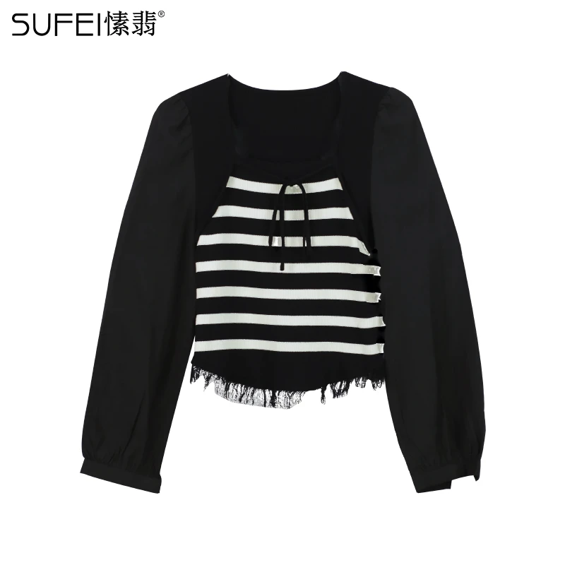 SUFEI/愫翡S33XS1025A 秋季百搭小衫时尚 1025