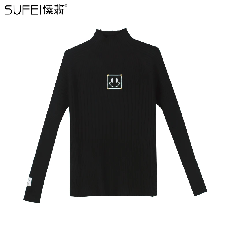 SUFEI/愫翡S34XS1584A 冬季新品百搭针织衫1584