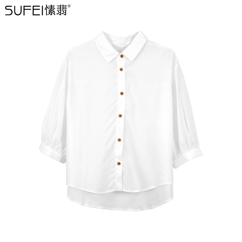 SUFEI/愫翡S33CS1005A 秋季时尚百搭衬衫 1005