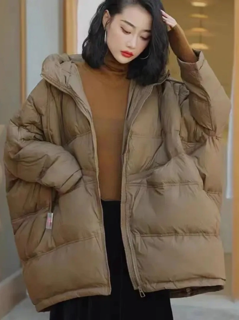 冬季加肥宽松中款外套