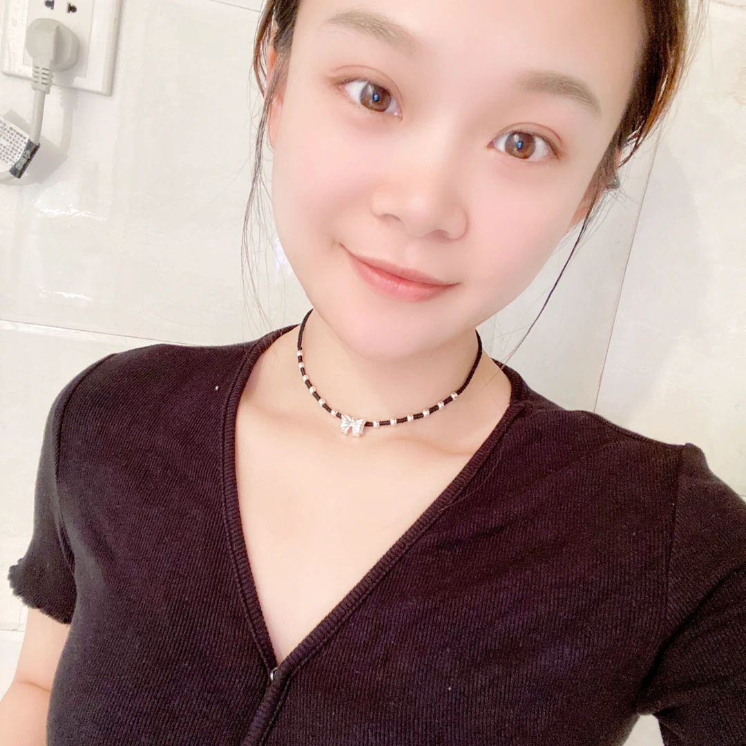 吊坠足银 足银999蝴蝶结 搭配纯银光珠 纯手工编织 锁骨链手链