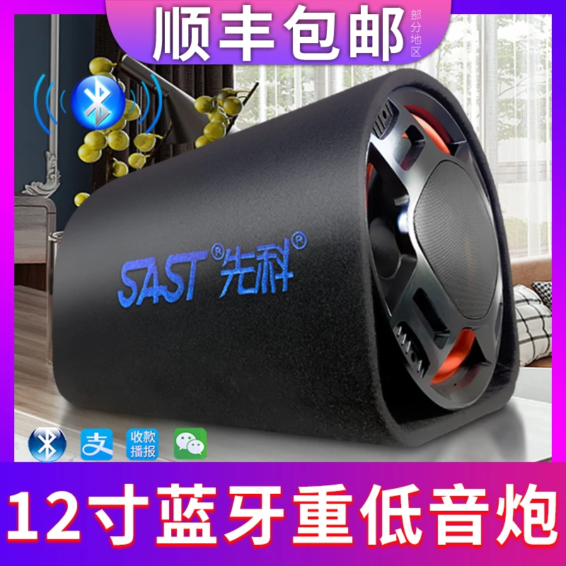 SAST/先科12寸车载音响大音量汽车后尾箱无线蓝牙音箱重低音炮
