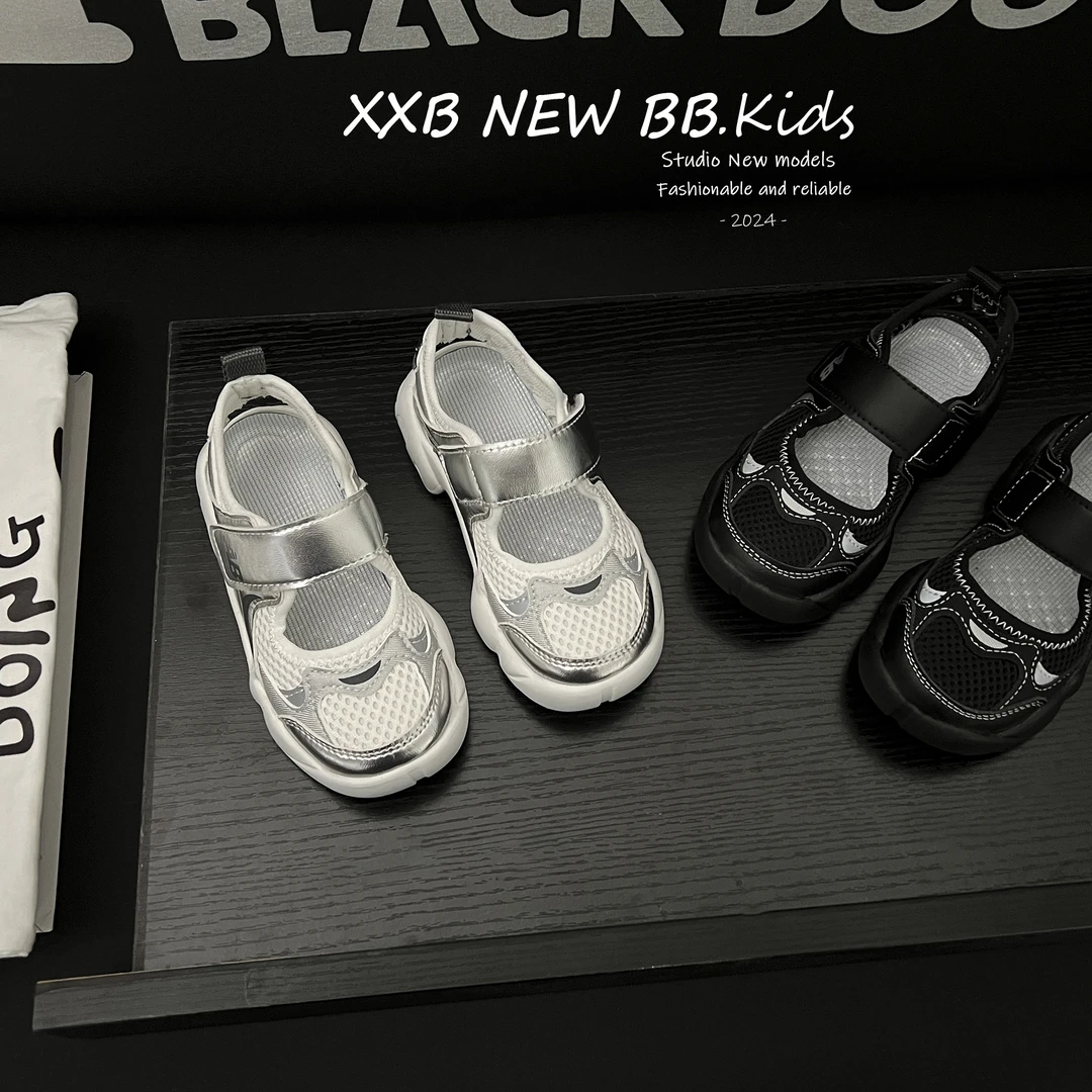 【高品质】男女童儿童凉鞋新款包头夏季运动凉鞋中大童软底防滑网眼