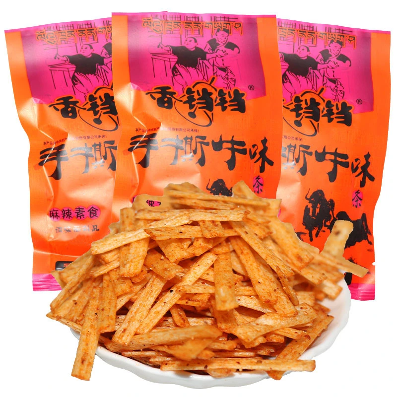 香铛铛手撕牛味辣条18克每包8090童年儿时怀旧校园食品零食小时候