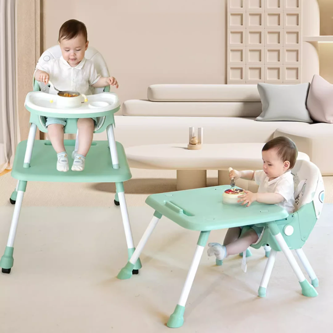 宝宝餐椅婴儿餐桌儿童吃饭椅多功能家用座椅折叠桌便携椅子吃饭桌