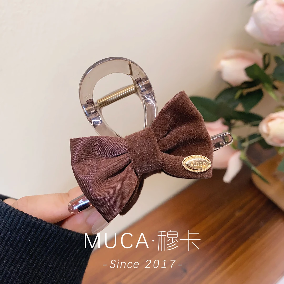 轻奢时尚气质蝴蝶结抓夹X730