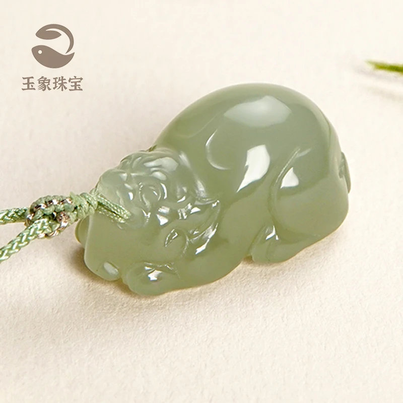 和田玉貔貅吊坠 男女款玉石挂件（多样性发货 拍一发一）00081