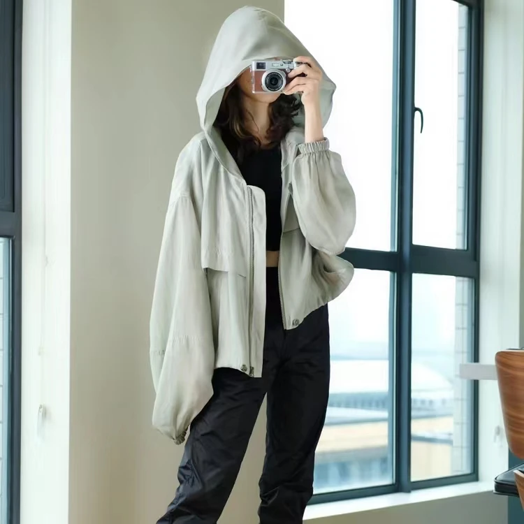 特！门店239~必入款 轻盈大巫师帽宽松薄款休闲外套上衣 L40356