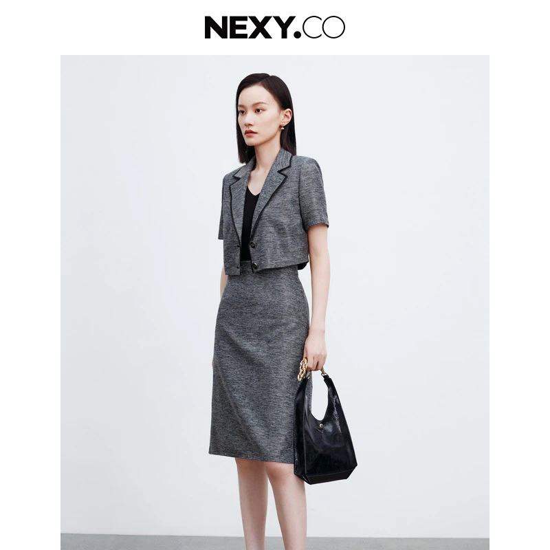NEXY.CO/奈蔻丁达尔显瘦减龄外套小香风气质XA01930X1