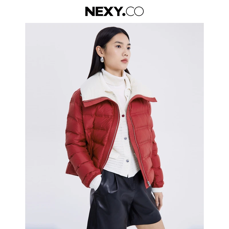 NEXY.CO/奈蔻保暖羽绒外套羽绒服保暖冬季休闲时尚夹克XR00445W0