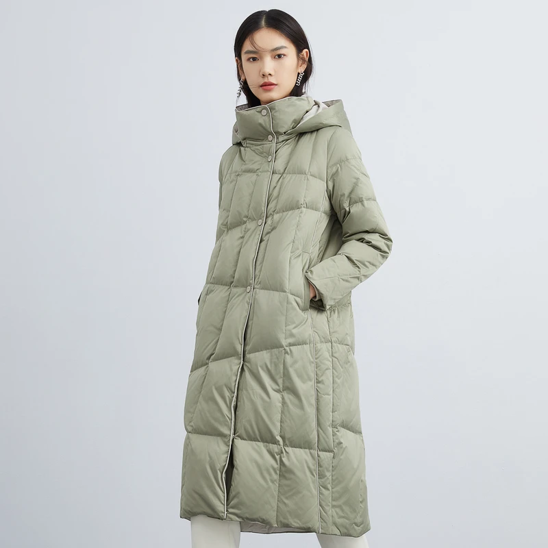 【好羽绒】NEXY.CO/奈蔻保暖冬季羽绒服通勤时尚防风女装XR00457I4