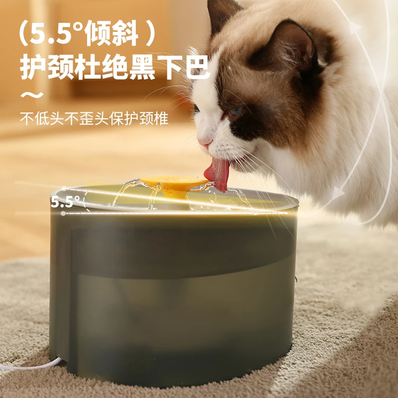 kimpets猫咪自动饮水机续水饮水器毛孩子大容量过滤水碗猫碗静音