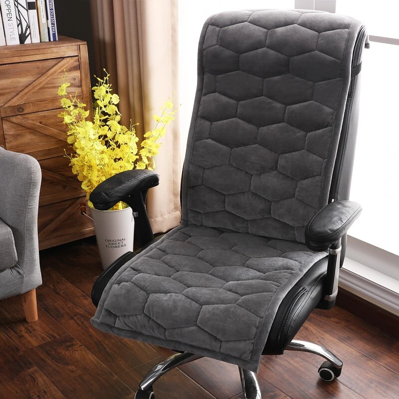 连体椅子垫加厚坐垫子办公室久坐椅垫学生凳子垫加长护腰靠背一体