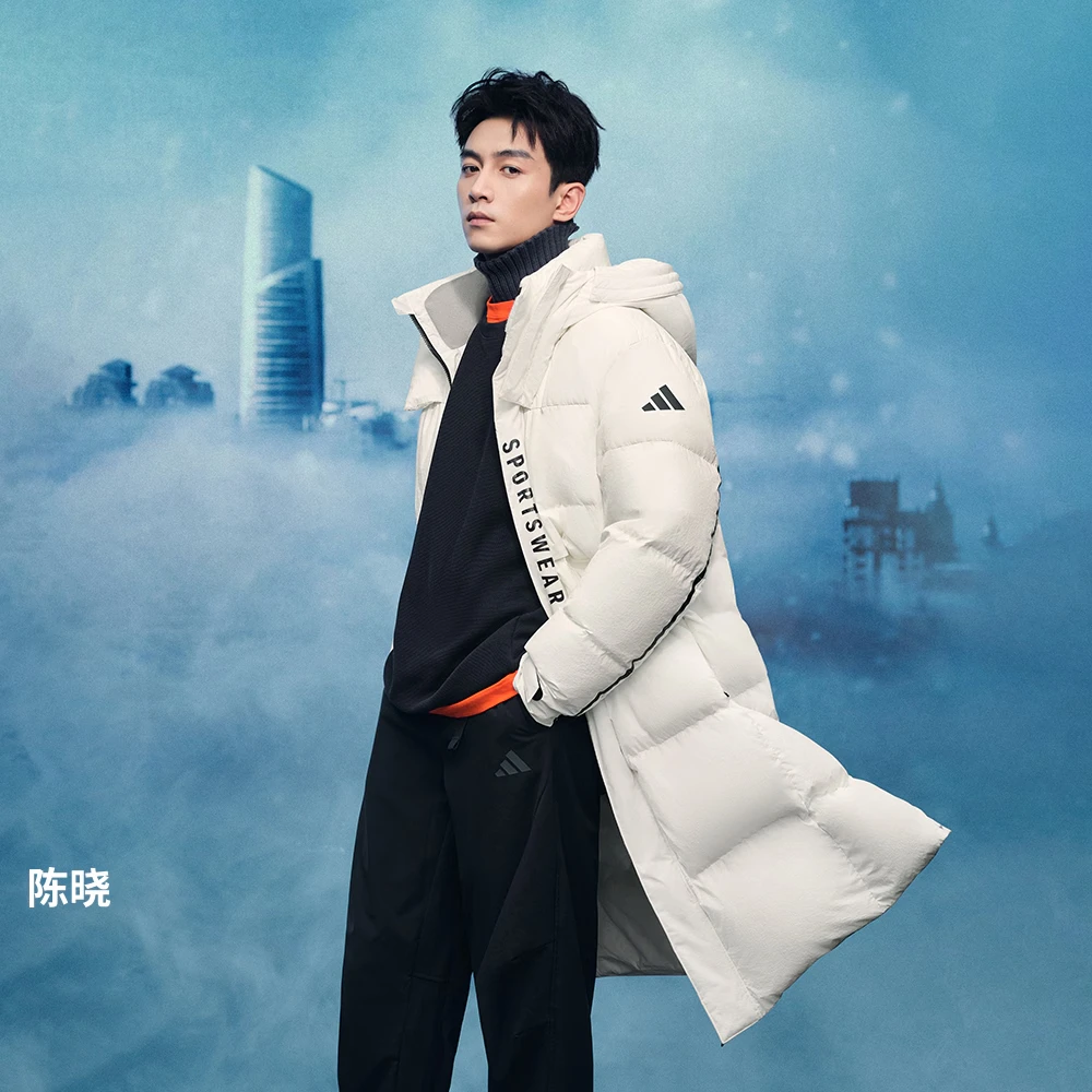 adidas阿迪达斯2024男子GOOSE LONG COAT羽绒服JM4604