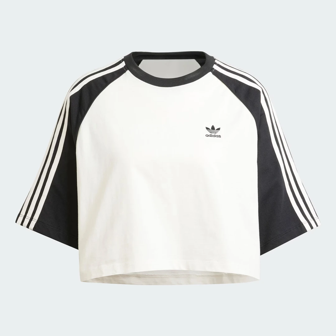 adidas Originals阿迪三叶草2024女子SST TEE圆领短T恤IZ2828