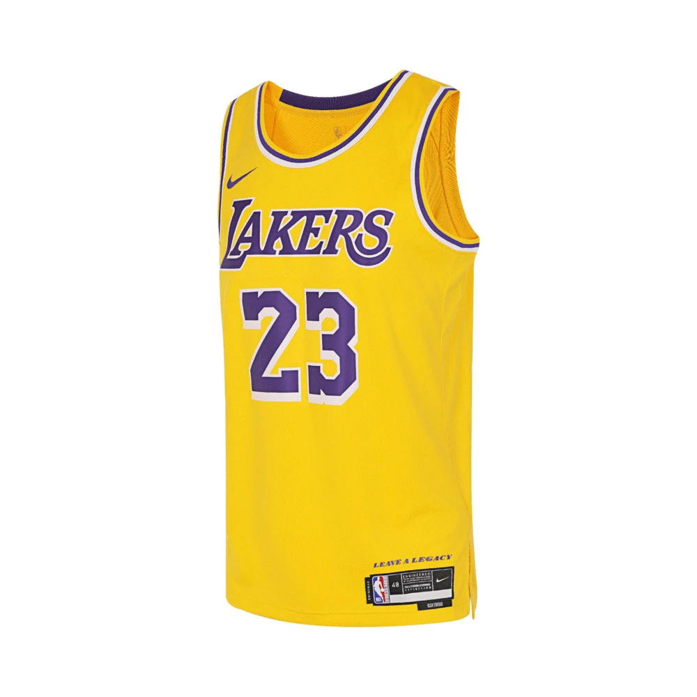 NIKE耐克篮球透气背心22-23赛季湖人队主LBJ詹姆斯球衣DN2009-733